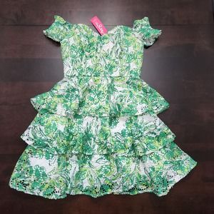 NWT Lilly Pulitzer Cicely Flamingle Dress Size 2
